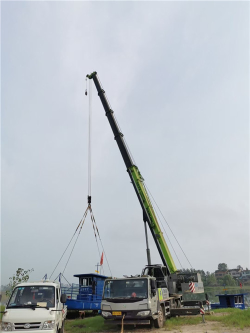 韩城市桥梁建设吊装案例